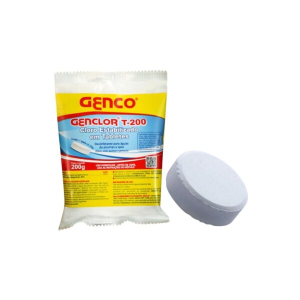 Pastilha Tablete Cloro Estabilizado Genclor T-200